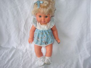Vintage 16 Inch Doll Vinyl Blue Sleep Eyes Ideal Betsy Wetsy