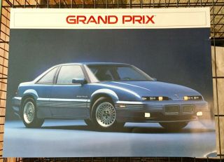 Vintage Pontiac Dealer Point Of Poster 1980’s Grand Prix