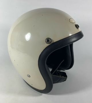 Vintage Bell Toptex 500 - Tx Motorcycle Helmet,  Size 7 / White (snell Foundation)