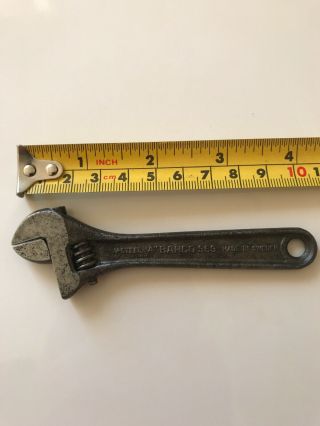 Vintage Bahco 4” Adjustable Spanner Wrench 969 981 Part Of Toolkit