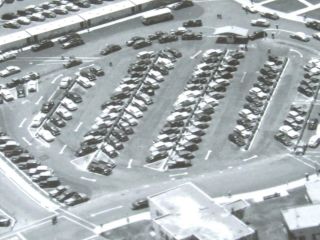 Vintage 1940s 8 X 10 Black & White Glossy Photo Aerial View Burbank Airport 3