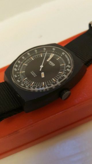 Vintage 1970s Lanco PVD Case Porsche Design Style 17J Swiss Made Watch,  Case 2