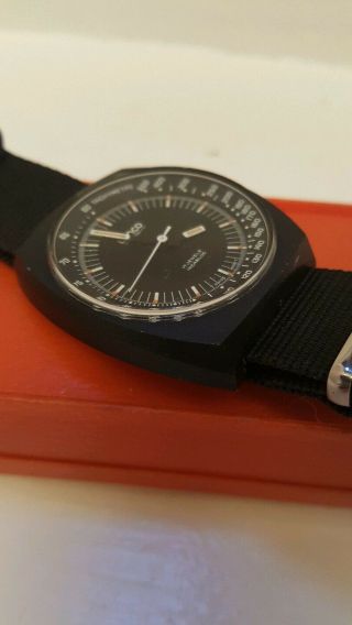 Vintage 1970s Lanco PVD Case Porsche Design Style 17J Swiss Made Watch,  Case 3
