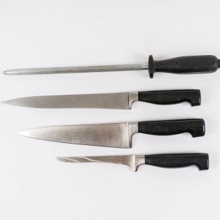 Vintage Zwilling J A Henckels TWIN 4 - Piece Knife Set Friodur Solingen Germany 2