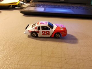 VINTAGE TYCO SLOT CAR HO SCALE 28 HARDEE ' S FORD THUNDERBIRD RED/WHITE 3