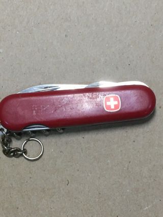 Vintage Wenger Backpacker / Hiker Swiss Army Knife Multi Tool (8 Tools)