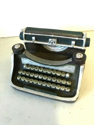 Vintage Business Card Holder Ceramic Typewriter Vandor Pelzman 1998 Opportunity