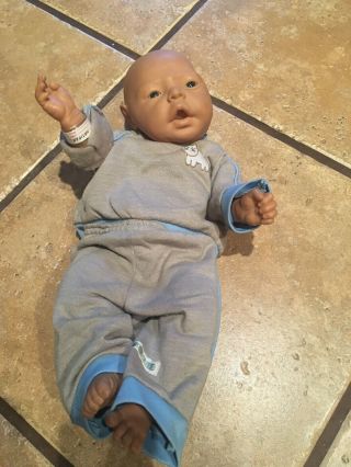 Vintage 90’s Jesmar Anatomically Correct Baby Boy Newborn Realistic Doll Vinyl