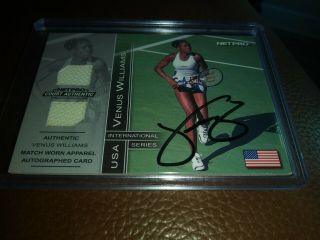 Venus Williams 2003 Netpro Tennis Autograph Rc Rookie Card Ed 22/100 Auto Ssp