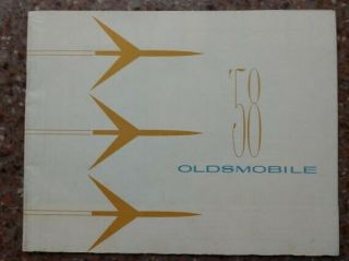 Collectible Oldsmobile Brochures & Catalogs 1958