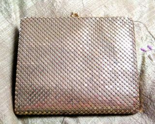 Vintage Whiting And Davis Gold Mesh Wallet
