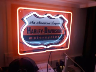 Harley - Davidson Bar & Shield Neon Every Mans Cave Must Have,  Great Price Dope