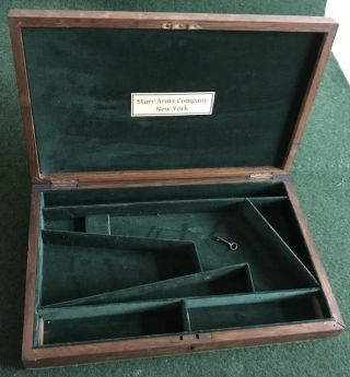 Antique Case For A Starr Sa Percussion Revolver Gun.