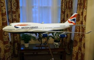 1/50 British Airways Boeing 747 - 400 Display Model By Pacmin