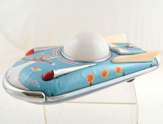 Vintage Tin Univerise Space Car Battery Operated & In