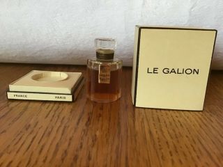 Le Galion Sortilege Perfume Paris France 1/3 Oz Small Bottle Vintage 1950 
