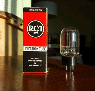 Vintage NOS NIB RCA 5V4GA Vacuum Tube 1962 2