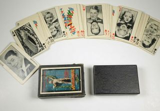 Vintage Playing Cards 1932 Los Angeles California Olympic Games and Movie Stars 3