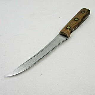 Vintage Curved Blade Chicago Cutlery 72s Butcher Skinning Boning Knife