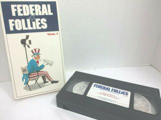 Federal Follies 3 Vhs Tape Vtg Us Government Movies Dr.  Seuss & Evil Empire