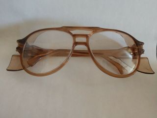 Vintage American Optical Z87 5 3/4 Safety Glasses With Side Shields