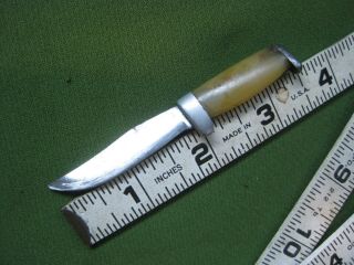 VINTAGE HOME MADE FIXED BLADE KNIFE Mini Small Tiny 3 