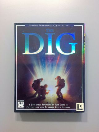 Lucasarts The Dig Big Box Cd - Rom Game Pc Vintage