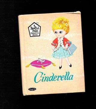 A Peepul Pals Playstory Book " Cinderella " (1967) Whitman Hardcover/board 1st Ed