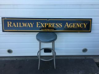 Railway Agency Express Porcelain Sign