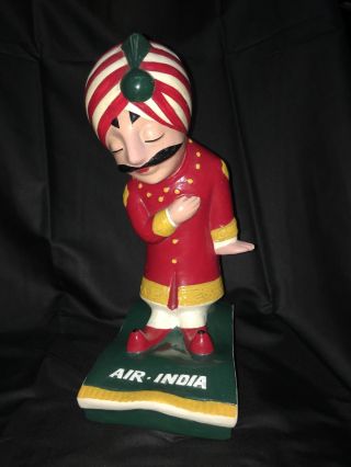 Vintage Air India Maharaja Mascot Advertising Character