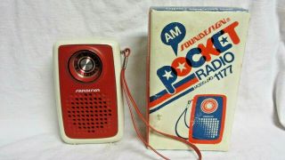 Vintage Soundesign Am Pocket Radio Model 1177