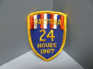 Vintage 1967 24 Hours Of Daytona Jacket Patch