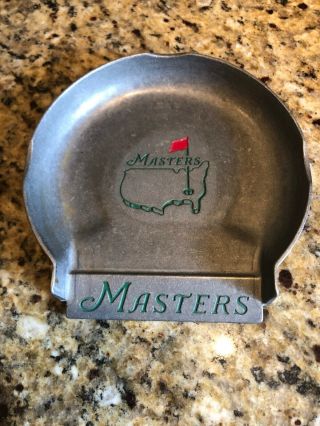 Vintage The Masters Metal Putting Cup Ashtray Augusta Golf