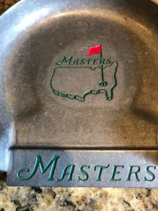 Vintage The Masters Metal Putting Cup Ashtray Augusta Golf 2