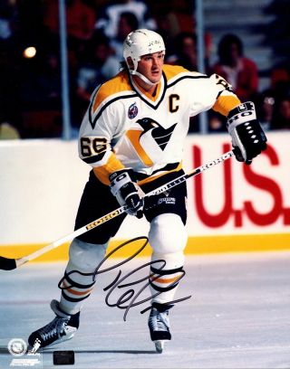 Mario Lemieux Autographed Hand Signed Pittsburgh Penguins 8x10 Photo W/coa