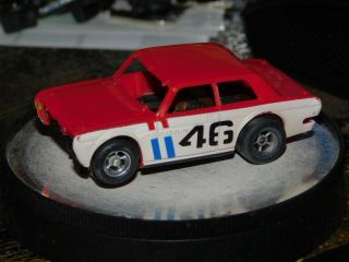 Vintage Ho Aurora Afx Slot Car Bre Datsun 510 46 Red & White