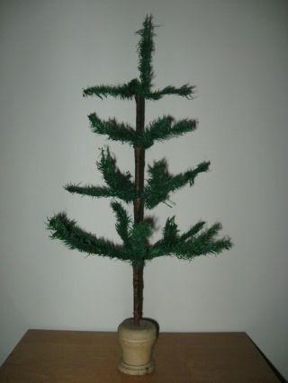 Antique Feather Christmas Tree Germany 25 "