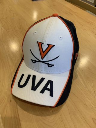 Vintage University Of Virginia Uva Wahoos Cavaliers Era Velcro Hat Cap