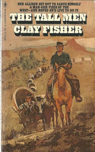 The Tall Men Clay Fisher 1975 Western Vintage Near Fine