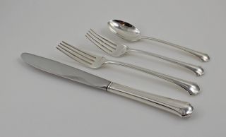 Towle Chippendale Sterling Silver 4 Piece Place Setting - Dinner Size - No Mono
