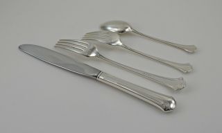 Towle Chippendale Sterling Silver 4 Piece Place Setting - Dinner Size - No Mono 2
