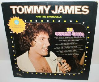 Tommy James And The Shondells 26 Great Hits Vintage Vinyl Record Album Lp A 8028