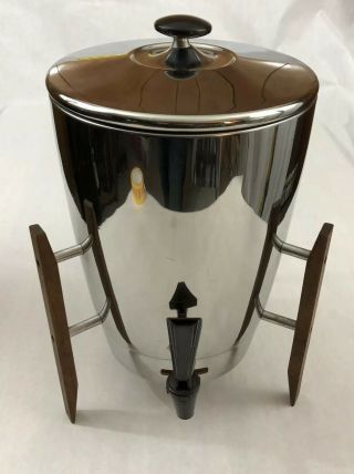 Mid Century Modern Vintage Atomic Bullet Regal 10 - 30 Cup Percolator Coffee Urn