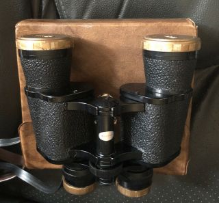Vintage Selsi Light Weight 7 X 35 Wide Angle Binoculars W/ Case