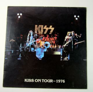 Kiss On Tour 1976 Vintage Rare Tour Book Incomplete