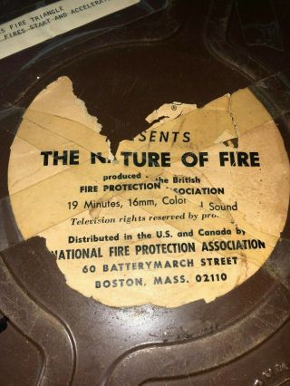 Vintage NFPA Arlington York Fire Dept Training 16mm Film The Nature of Fires 3