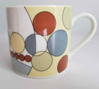 Vintage Stained Glass Moma Op Art Frank Lloyd Wright Coffee Mug Cup Us Ship