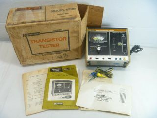 Bk Precision Dynascan 520b Transistor Tester Vintage