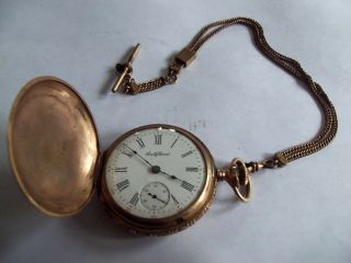 Antique South Bend 18 Size Hunter Case Pocket Watch