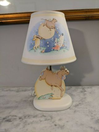 Vintage The Cow Jumped Over The Moon Table Lamp Kids Baby Bedroom Laura Ashley